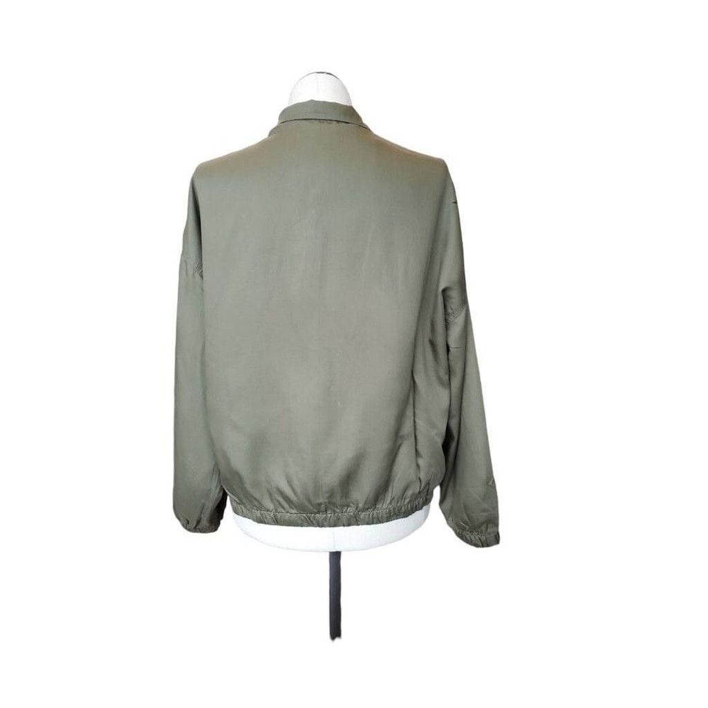 Sanctuary Sanctuary Size XXL Hailee Button Bomber Jacket Khaki Green Size XXL / US 16-18 / IT 52-54 - 3 Thumbnail