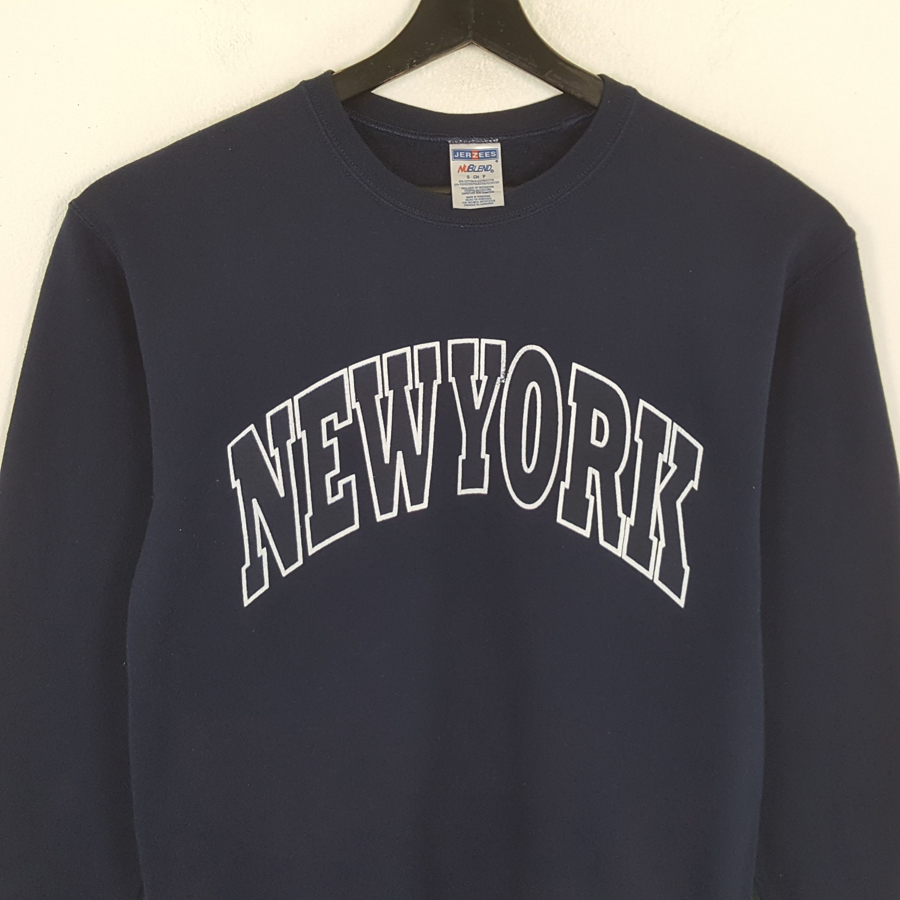 Vintage NEW YORK Streetwear Style Sweatshirt Size US S / EU 44-46 / 1 - 2 Thumbnail