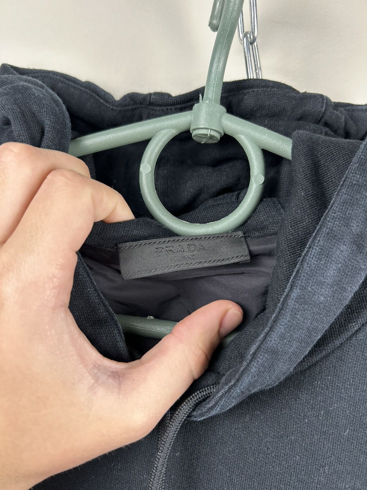 Prada Prada Hoodie Black Tab Size US XL / EU 56 / 4 - 3 Thumbnail