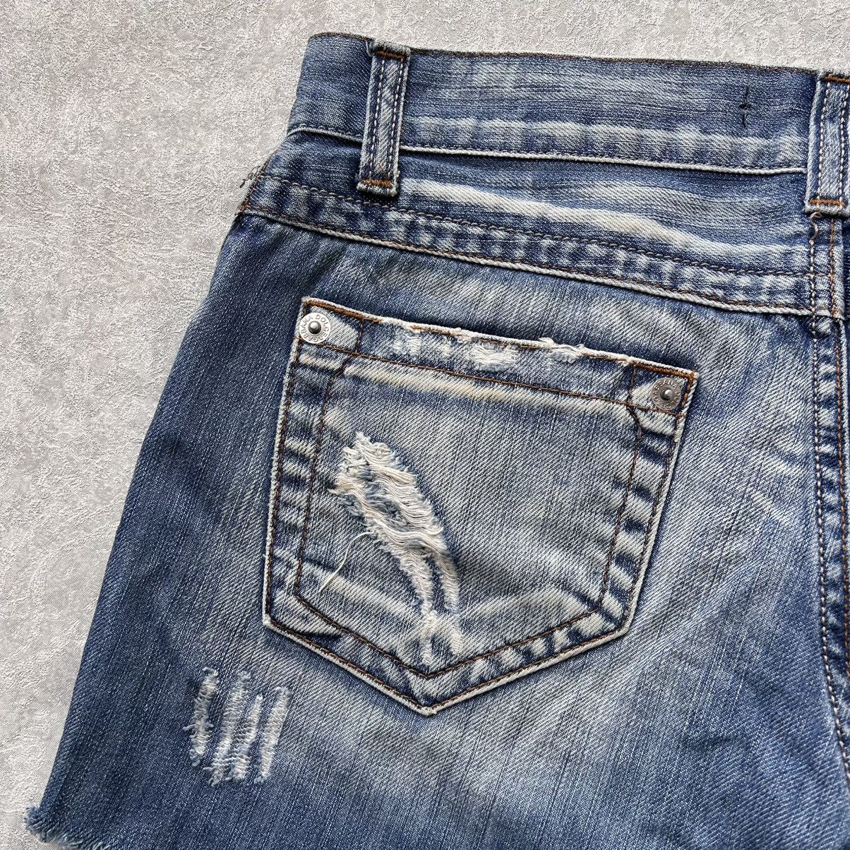 Dolce & Gabbana Vintage 90s Dolce Gabbana Distressed Mini Shorts Size 30" / US 8 / IT 44 - 6 Thumbnail