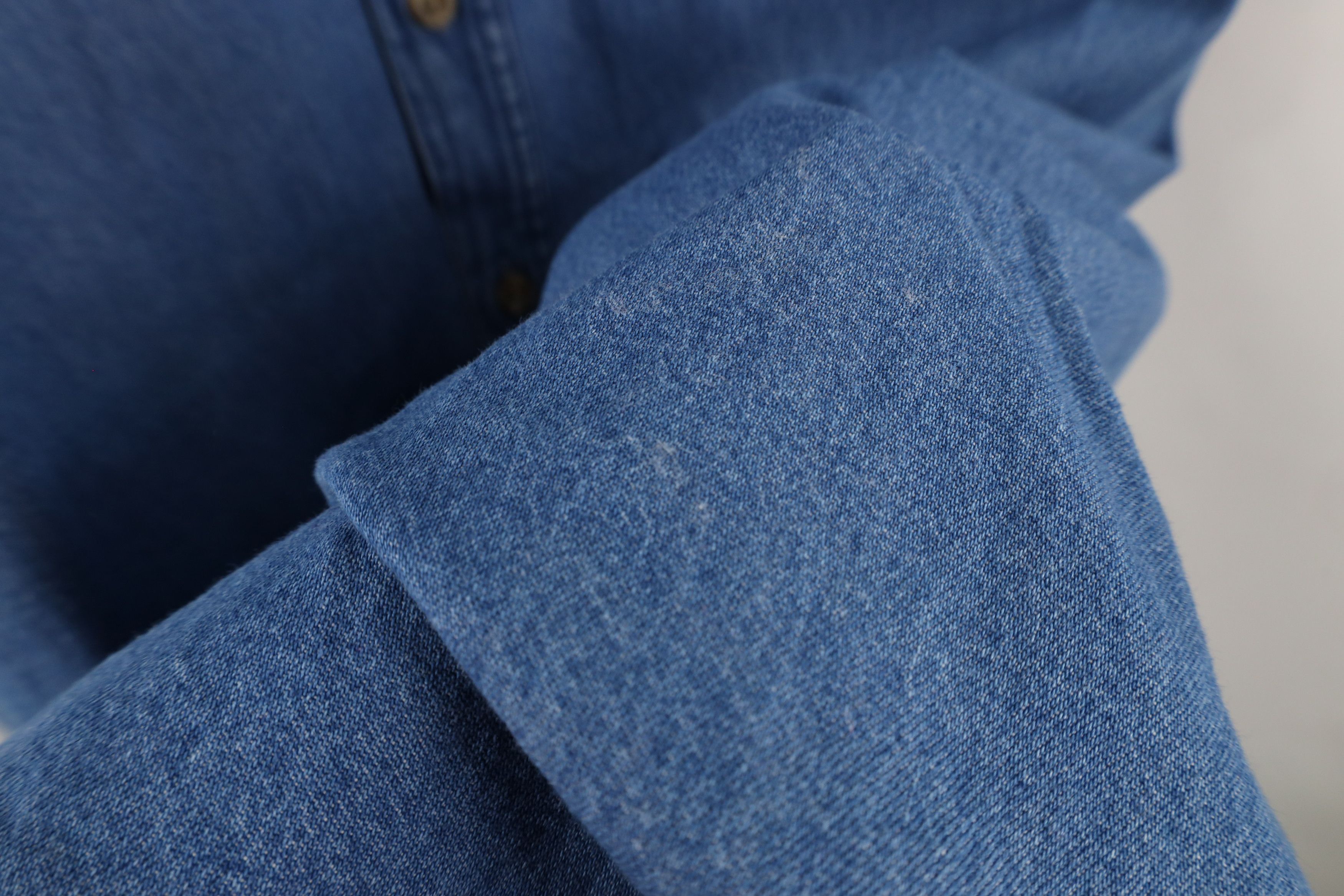 Dickies × Vintage Vintage Dickies Short Sleeve Denim Jean Button Down Shirt Size US XXL / EU 58 / 5 - 7 Thumbnail