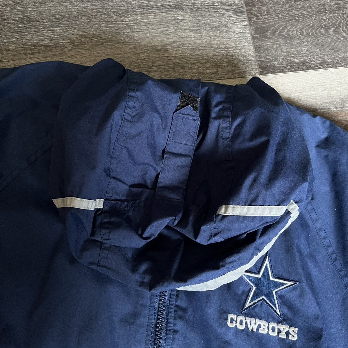 NFL × Pro Player × Vintage Vintage 90s NFL Pro Player Dallas Cowboys Puffer Jacket Hood Size US M / EU 48-50 / 2 - 7 Thumbnail
