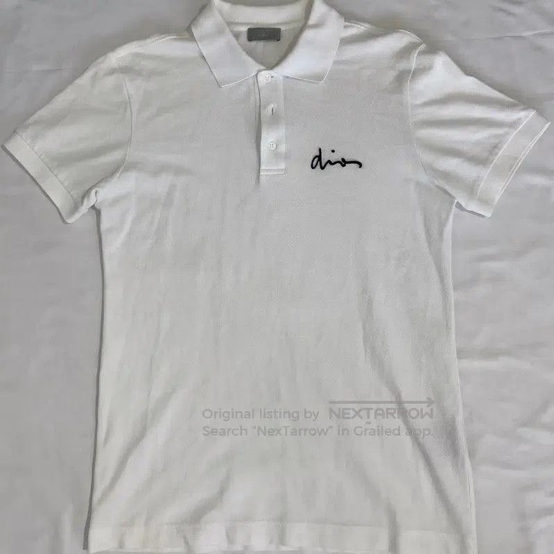 Dior Dior White Men's Polo Shirt . Size US M / EU 48-50 / 2 - 1 Thumbnail