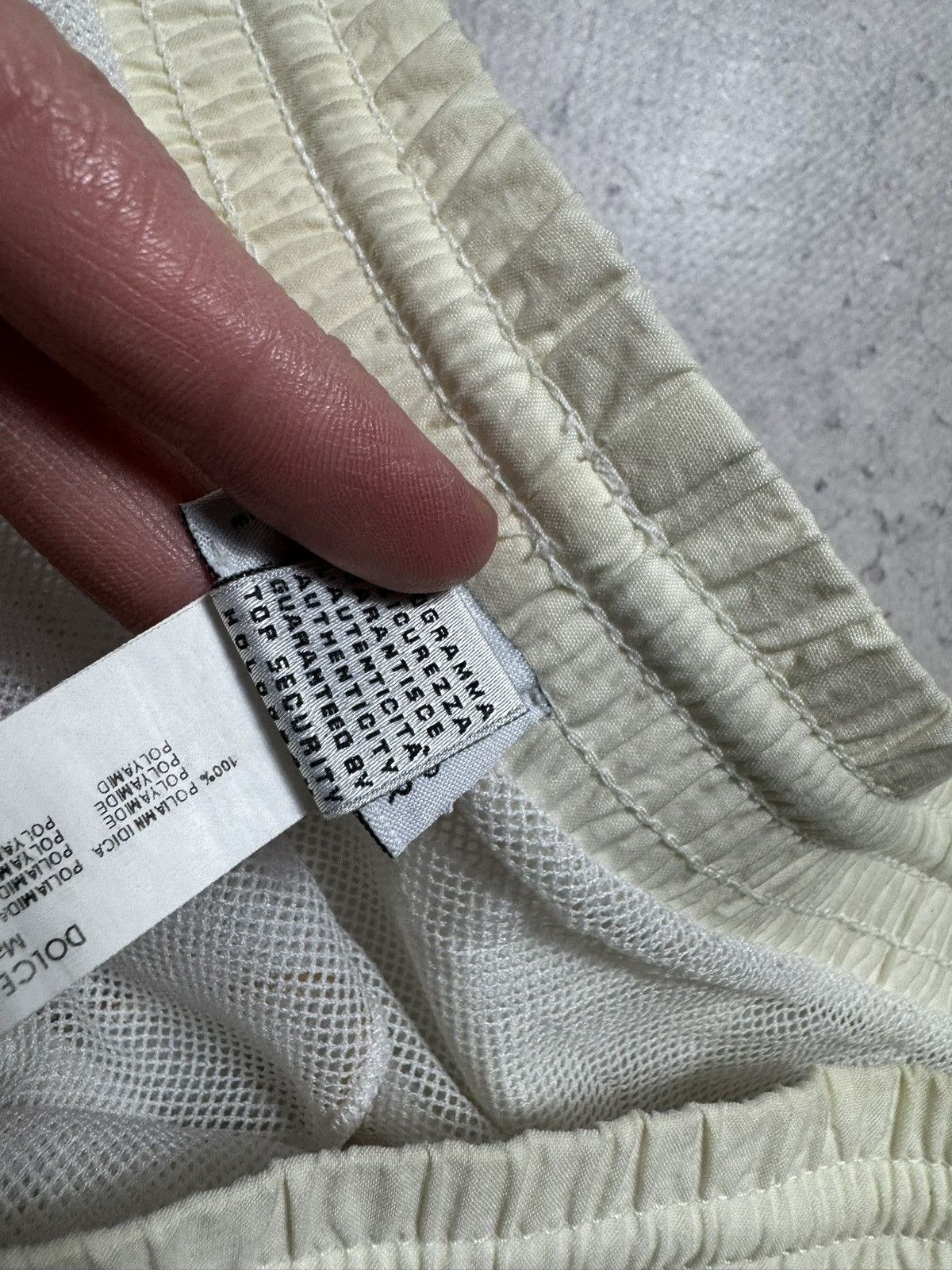 Dolce & Gabbana Dolce & Gabbana DG Beachwear White Nylon Vintage Shorts Size US 36 / EU 52 - 7 Thumbnail