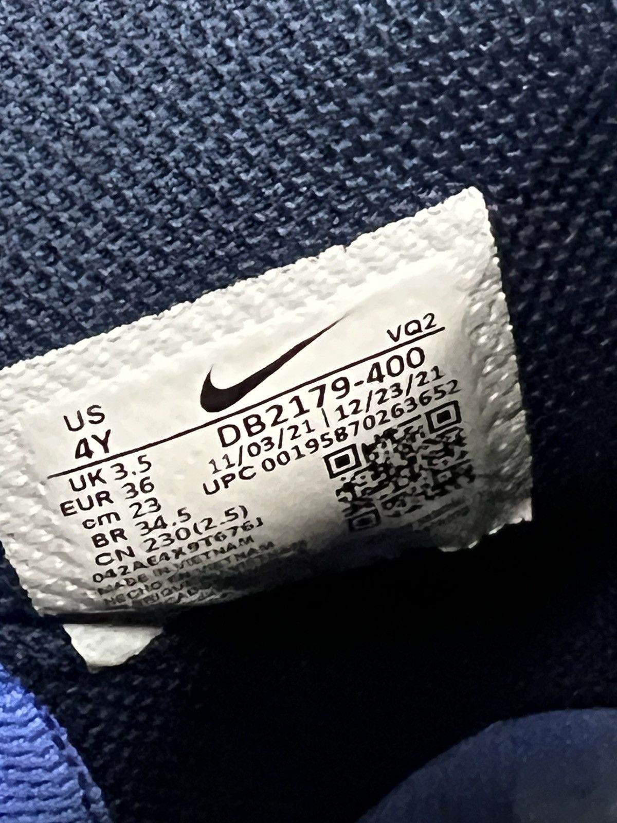 Nike 2022 Nike Dunk High Obsidian GS Size US 5.5 / IT 35.5 - 7 Thumbnail