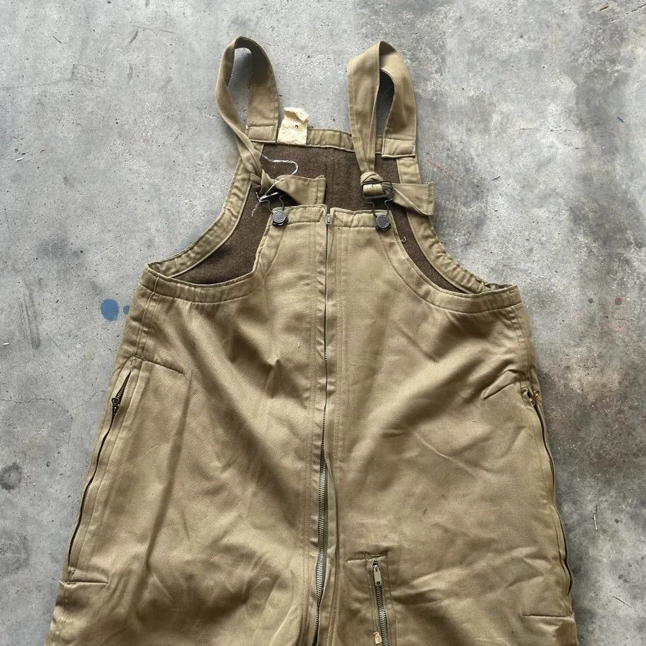 Other Vintage 40s WWII Armored Tanker Combat Trousers Overalls Size US 36 / EU 52 - 4 Thumbnail