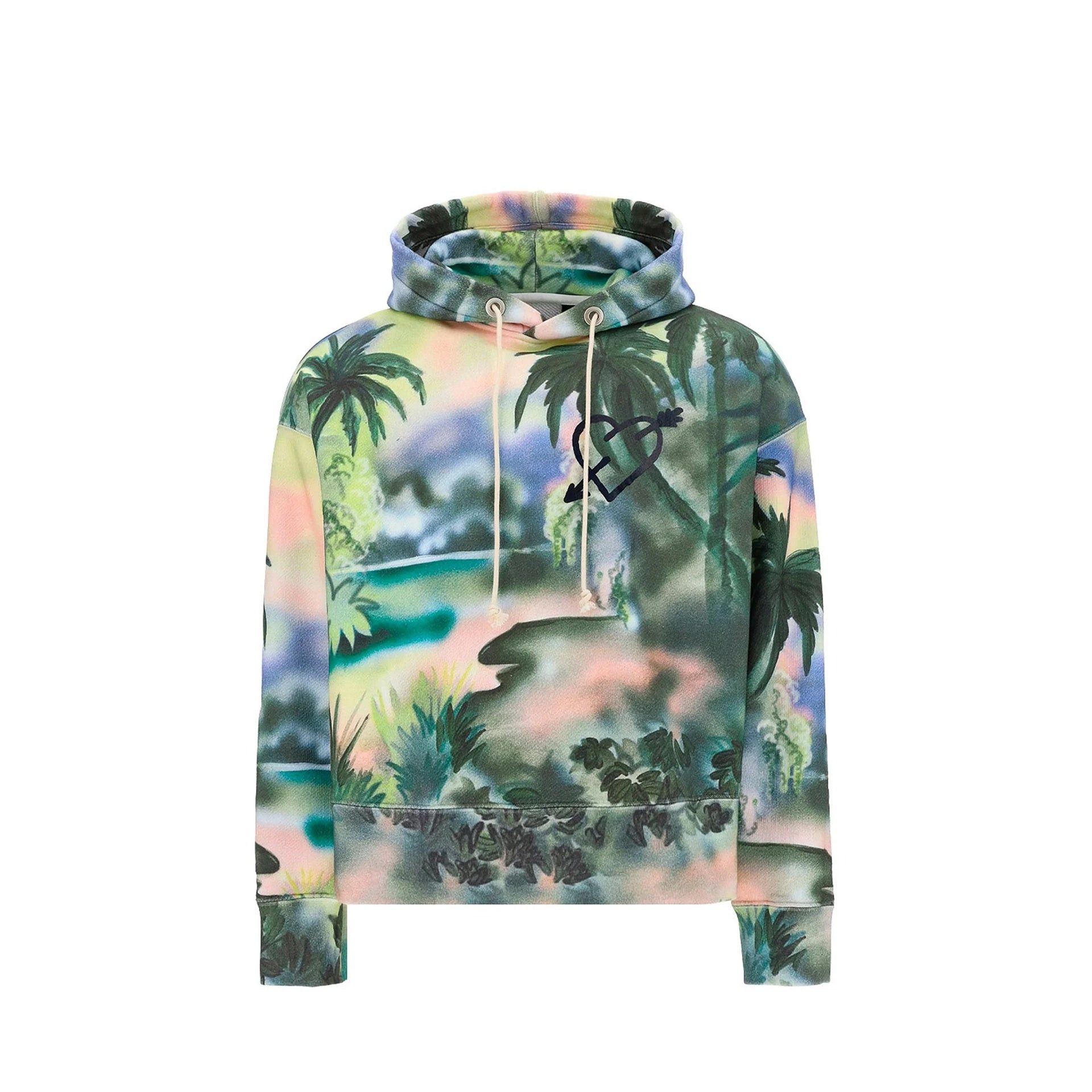 Palm Angels Palm Angels Cotton Hooded Sweatshirt Size US S / EU 44-46 / 1 - 1 Thumbnail
