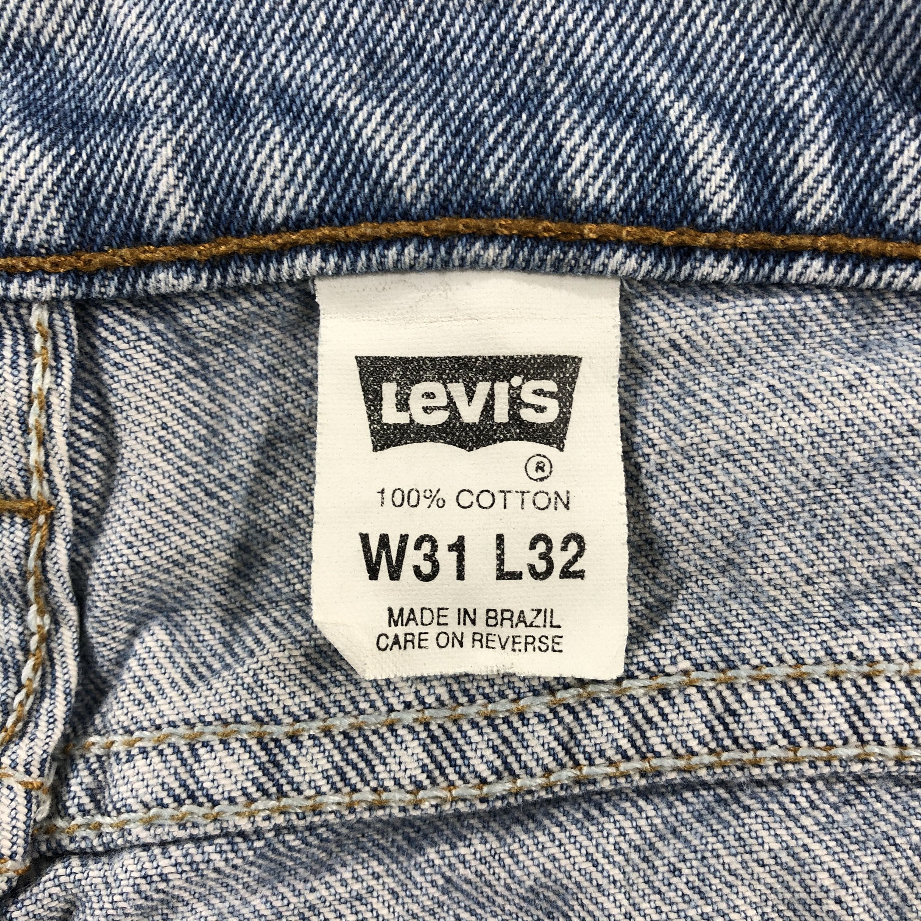 Levi's Vintage Blue Wash Levis 550 Jeans-J2321 Size US 30 / EU 46 - 10 Thumbnail
