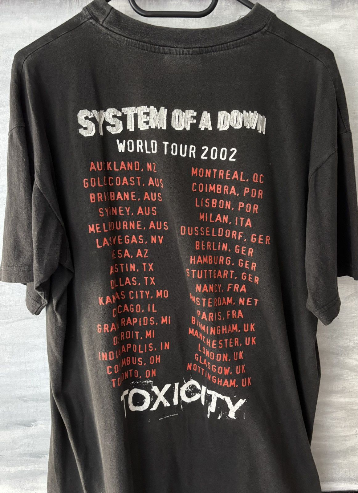 Band Tees System of a Down Toxicity World Tour 2002 Vintage Tee M Size US M / EU 48-50 / 2 - 2 Thumbnail
