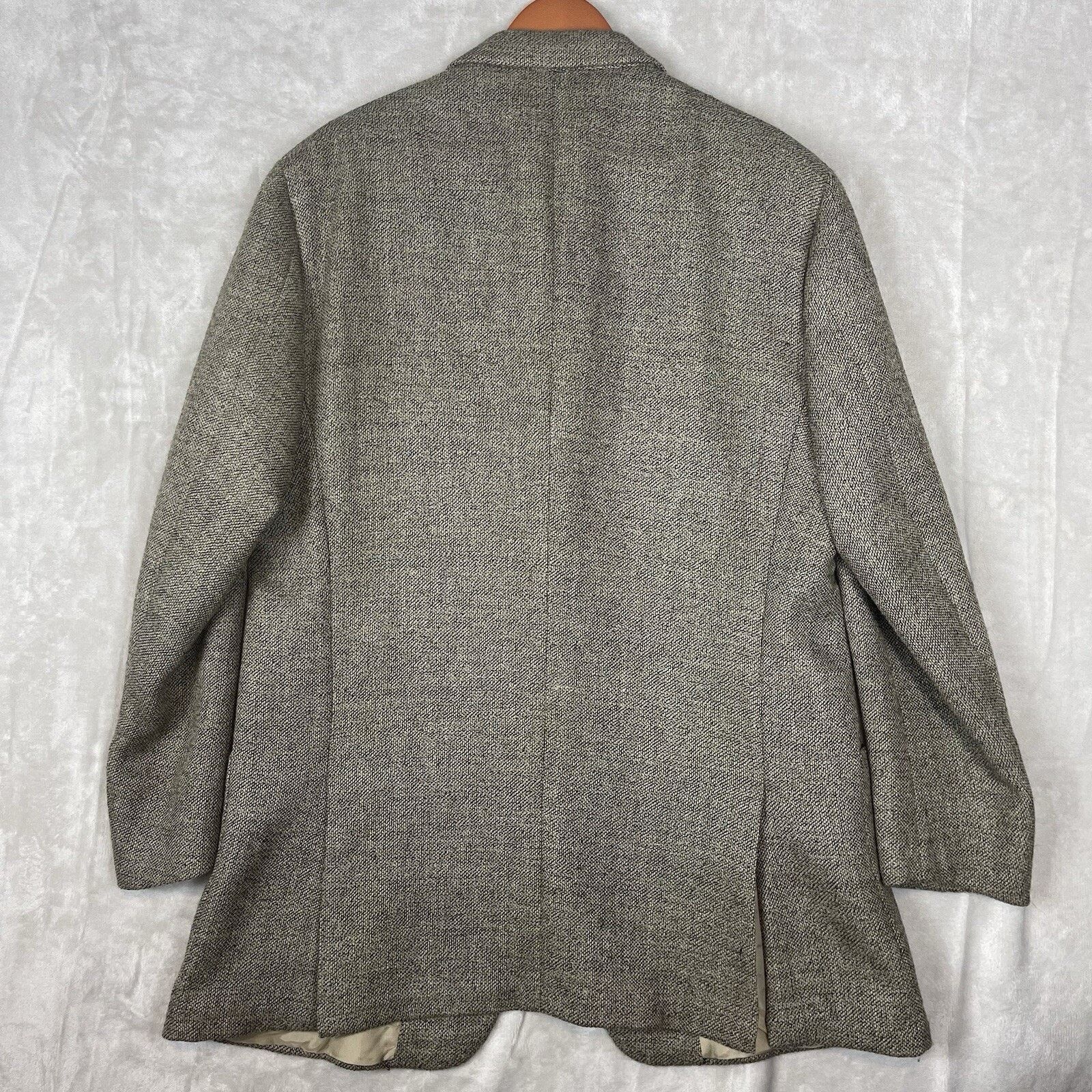 Hickey Freeman Hickey Freeman Design 100% Wool Blazer USA Made 46" Long Size 46L - 6 Thumbnail