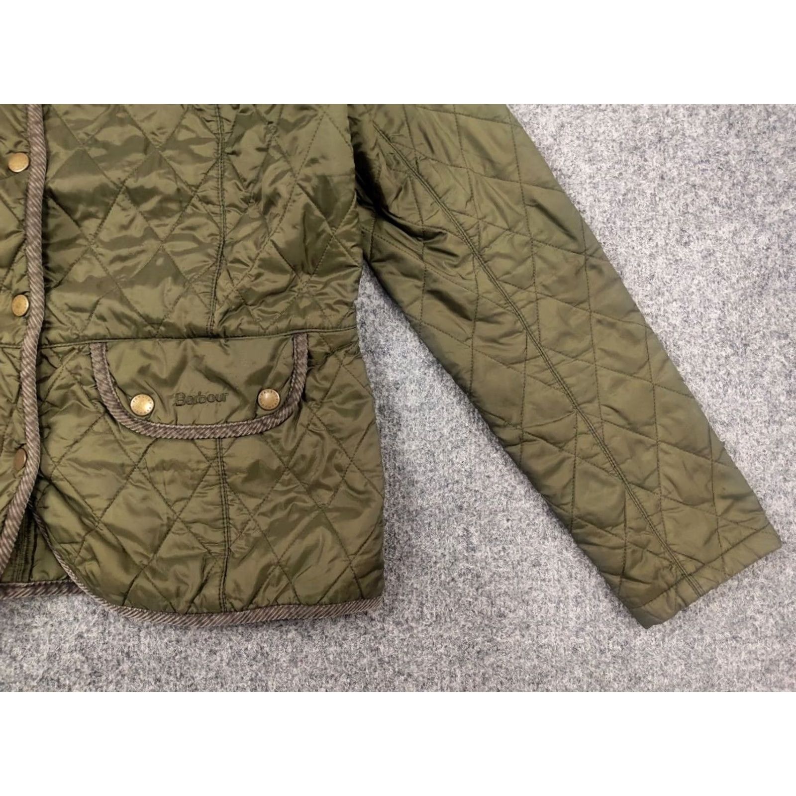 Barbour VINTAGE Barbour England Design Classic Green Jacket Women XS? No, Size 10 Size L / US 10 / IT 46 - 4 Thumbnail
