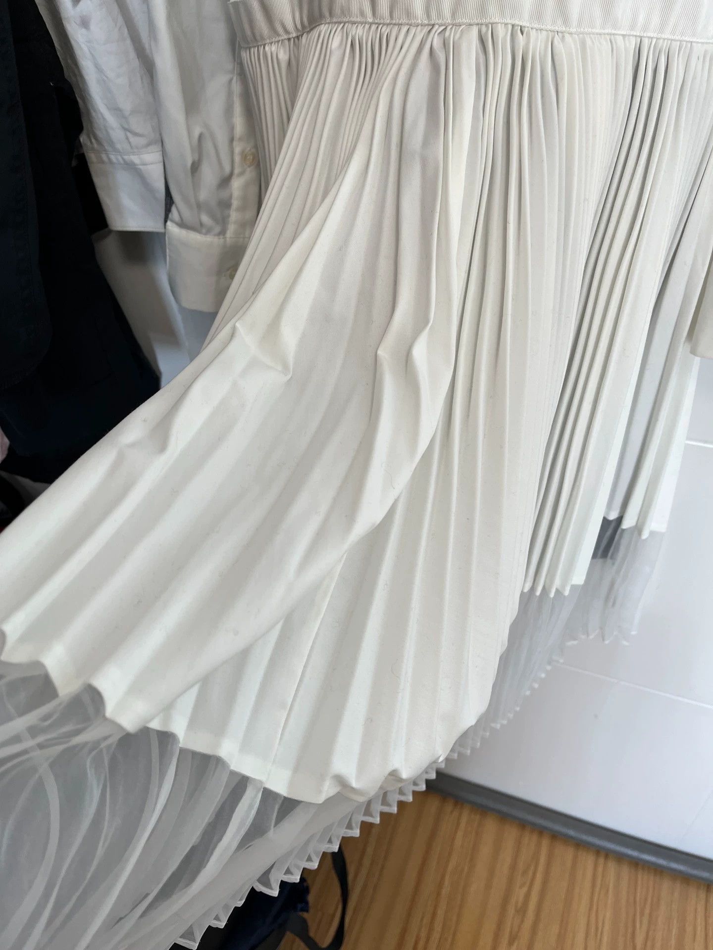 Sacai Sacai Classic Pleated Knit Waist-Tie Dress 2 new with tags Size XS / US 0-2 / IT 36-38 - 3 Thumbnail