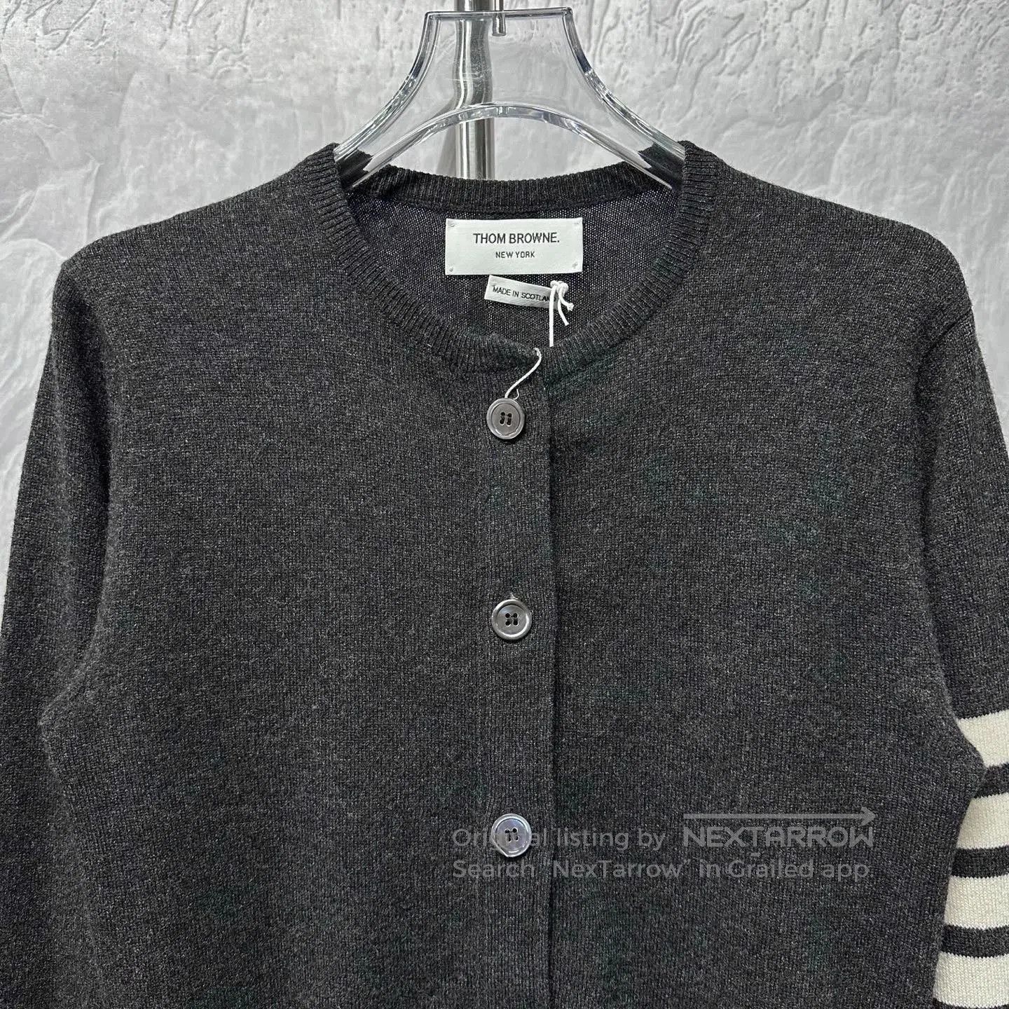 Thom Browne Thom Browne Striped Cashmere Cardigan 42. Size US XS / EU 42 / 0 - 2 Thumbnail