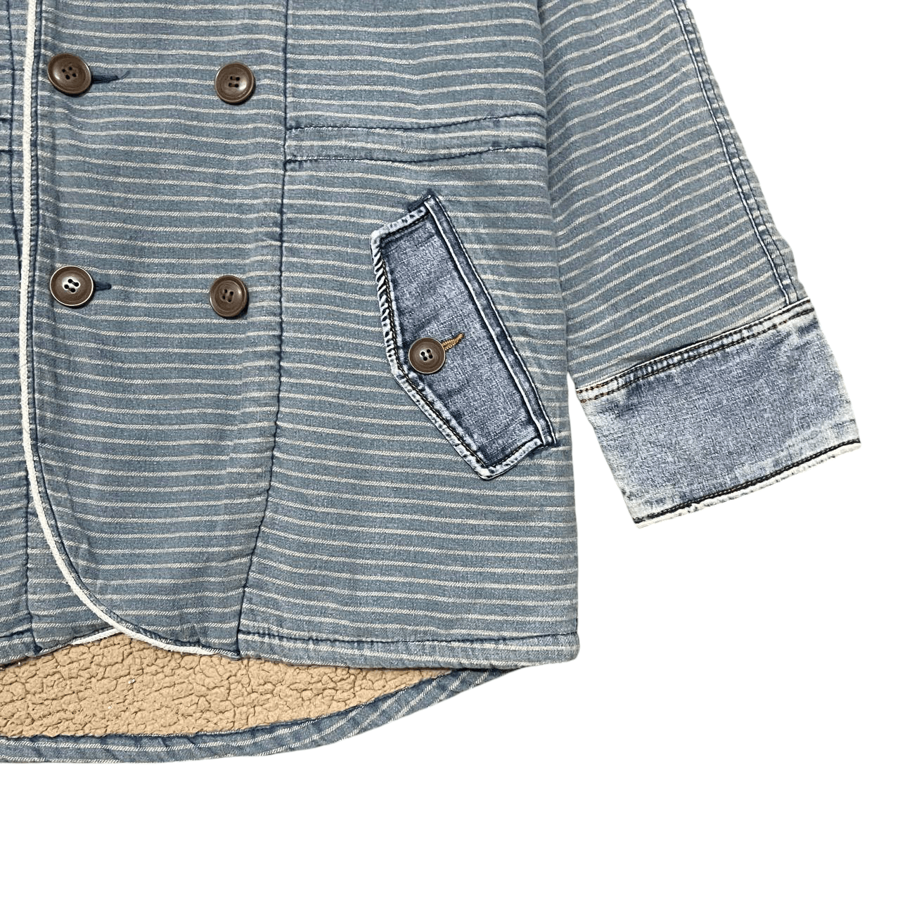 Kapital Vintage Cube Sugar Striped Coat Kapital Style Size US M / EU 48-50 / 2 - 4 Thumbnail