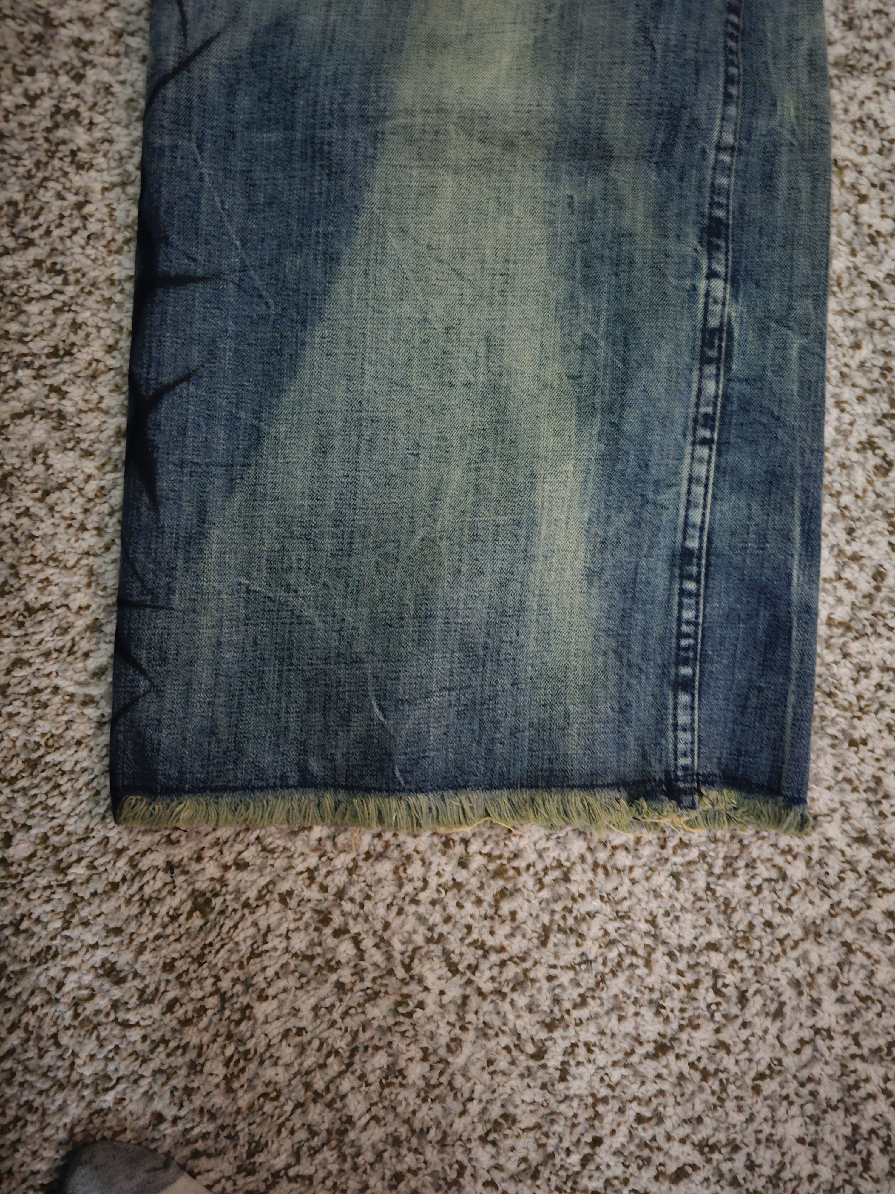 HELLSTAR Hellstar Raw Edge Air Brushed Jeans Size US 34 / EU 50 - 5 Thumbnail