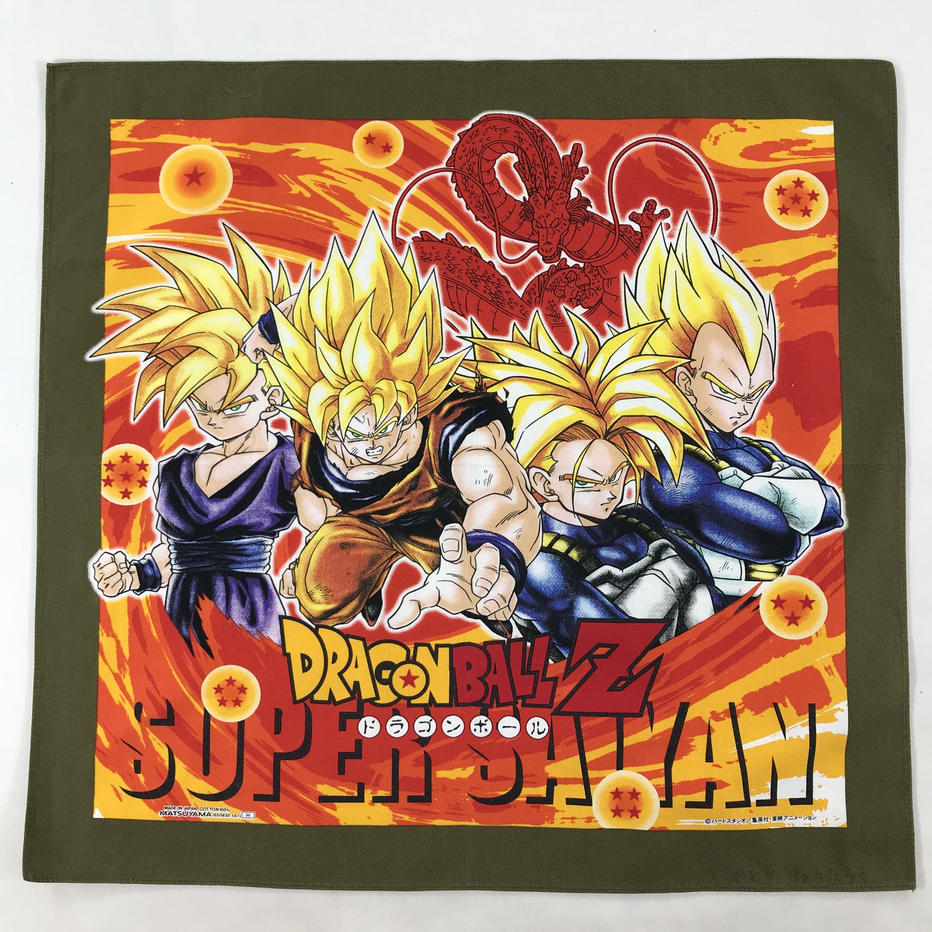 Anime × Japanese Brand × Vintage Dragon Ball Bandana / Handkerchief / Neckerchief - S1807 Size ONE SIZE - 1 Thumbnail