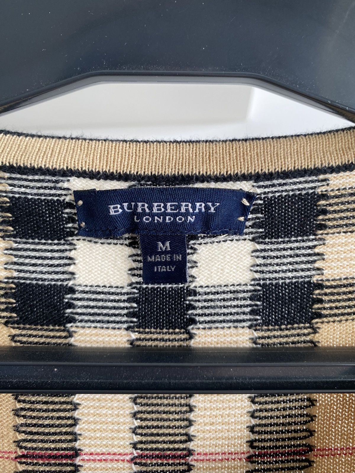 Burberry × Burberry Prorsum × Vintage Burberry London Vintage Nova Check Classic Woven Sweater y2k Size US M / EU 48-50 / 2 - 2 Thumbnail