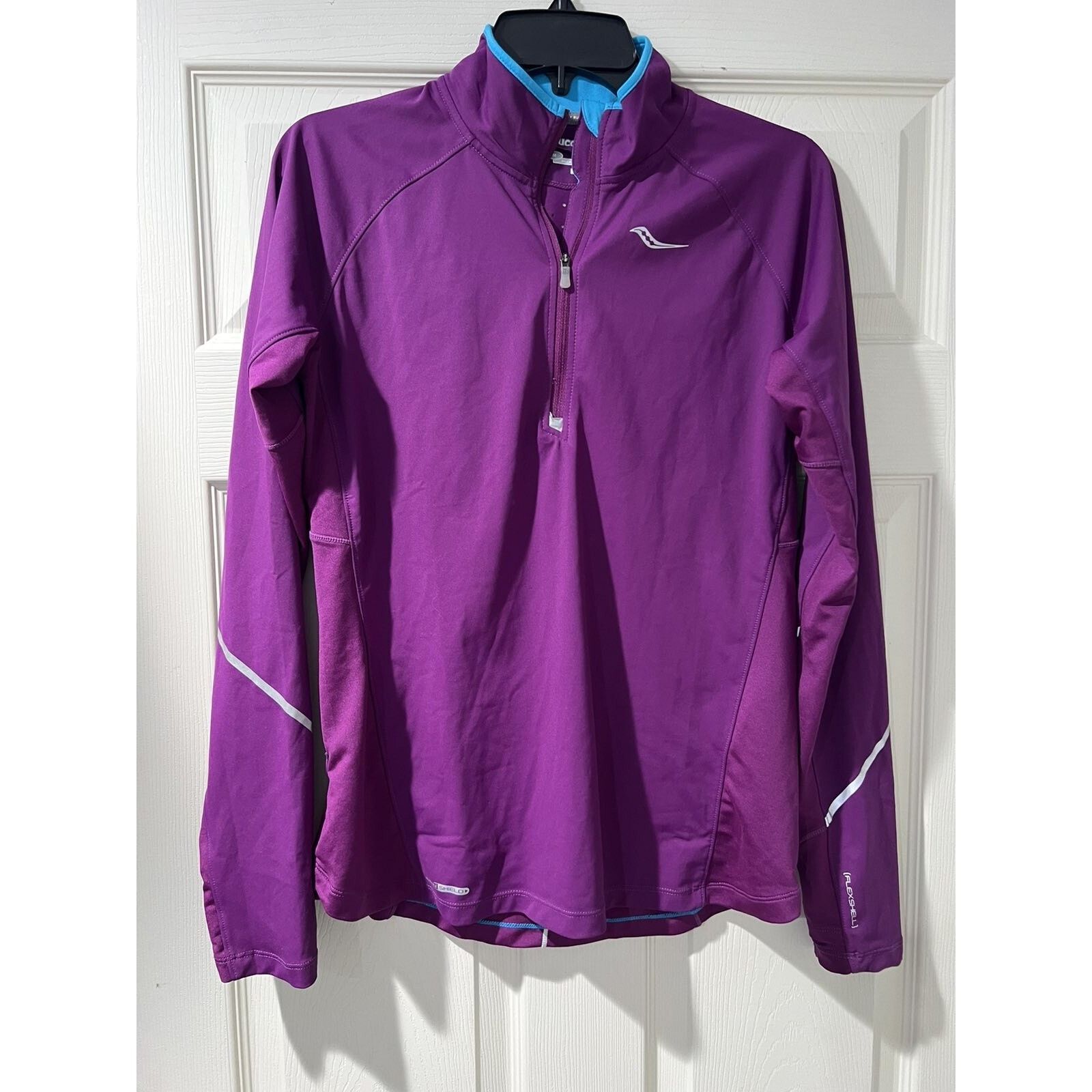 Saucony Saucony Womens Nomad Sportop Jacket Purple Size M A003301 Size M / US 6-8 / IT 42-44 - 2 Thumbnail