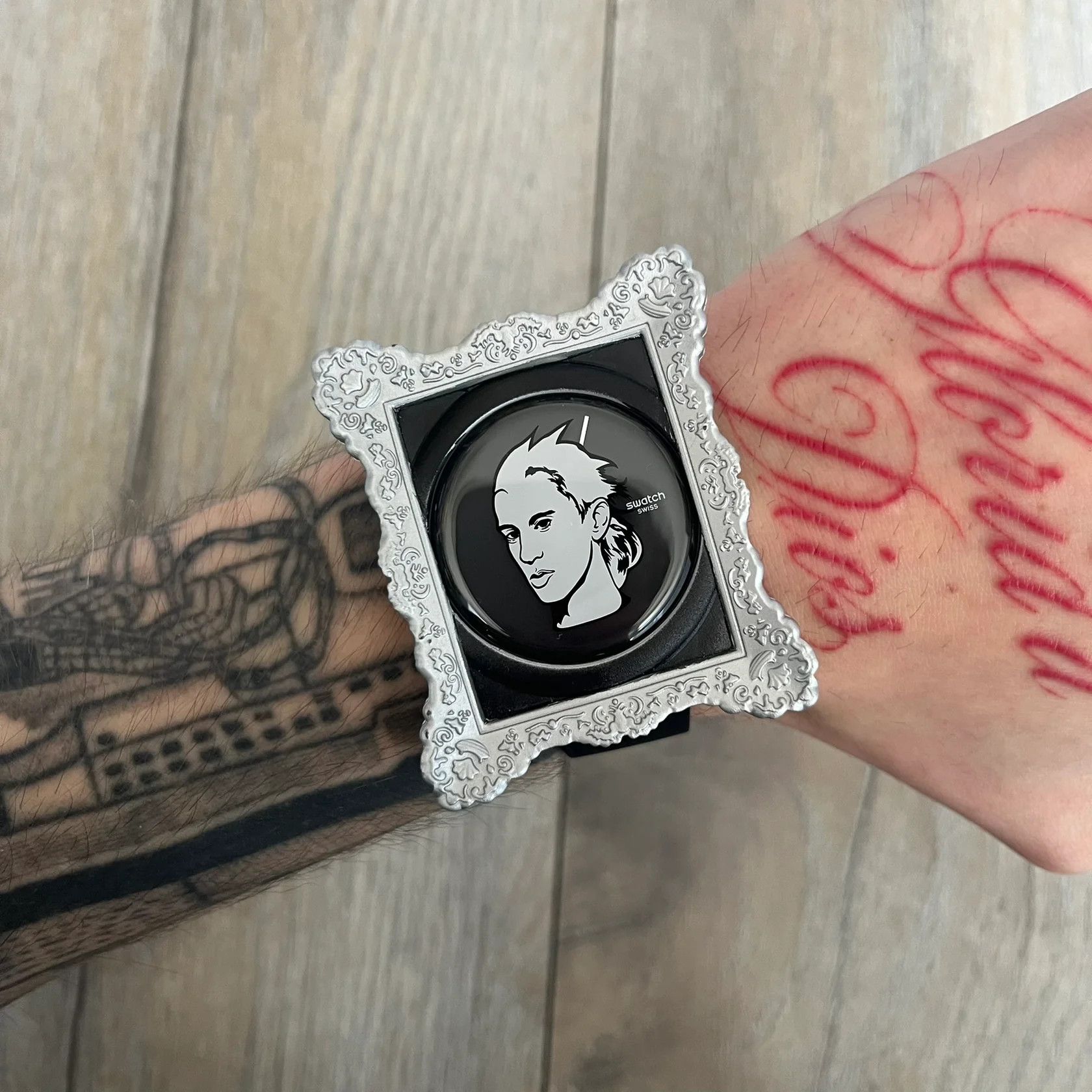 Jeremy Scott Swatch x Jeremy Scott 2011 Portrait Analog Watch Size ONE SIZE - 1 Thumbnail