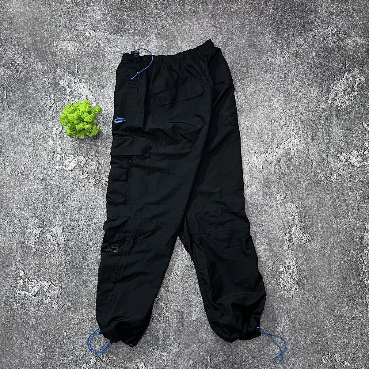 Nike Streetwear Vintage Vintage Nike Track Pants Nylon Drill Y2K Swoosh Big Logo Grailed