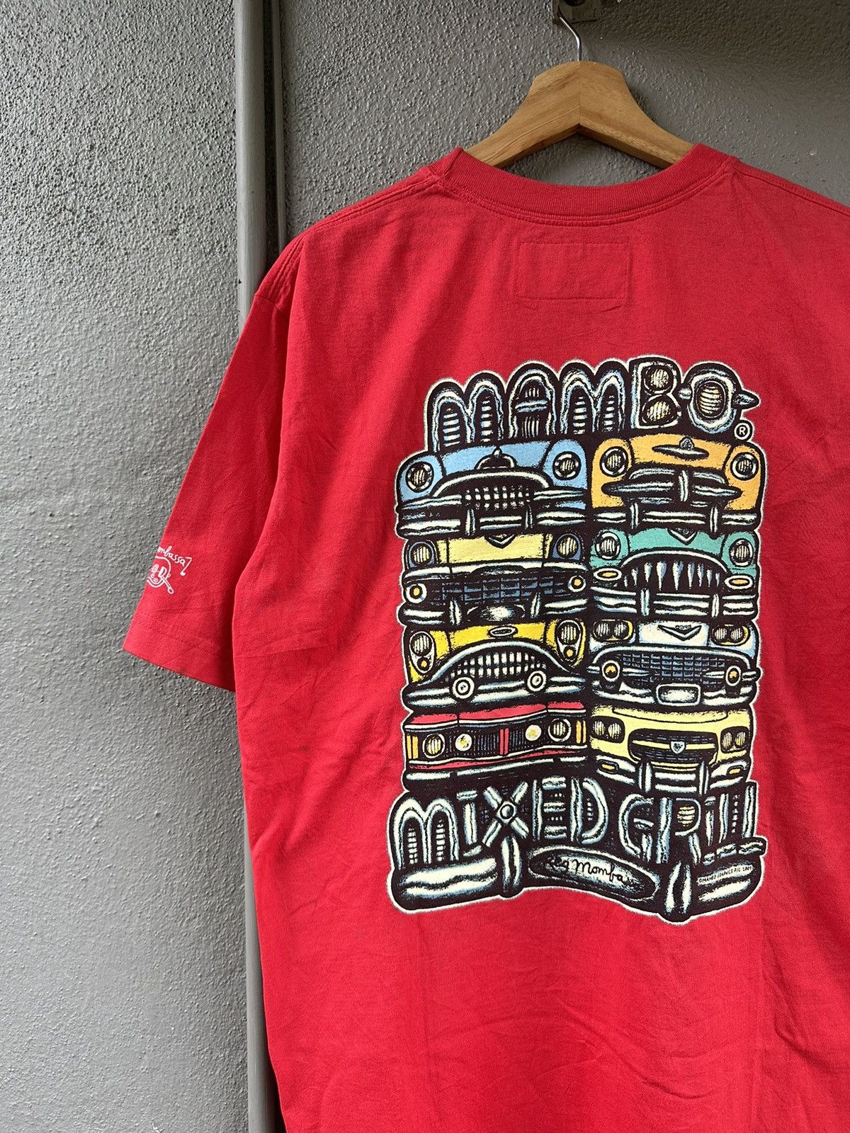 image of Vintage Mambo Mixed Grill Reg Mombassa Surf Australia in Red, Men's (Size Large)