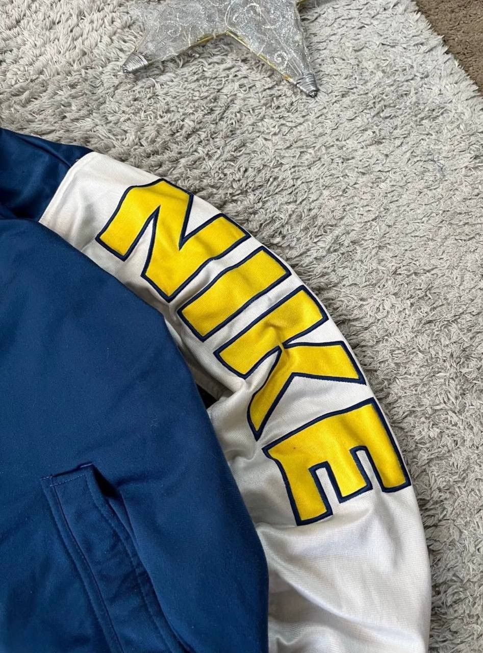 Nike 90s Nike Vintage USA Big Spellout Sleeve Logo Track Jacket Size US S / EU 44-46 / 1 - 6 Thumbnail