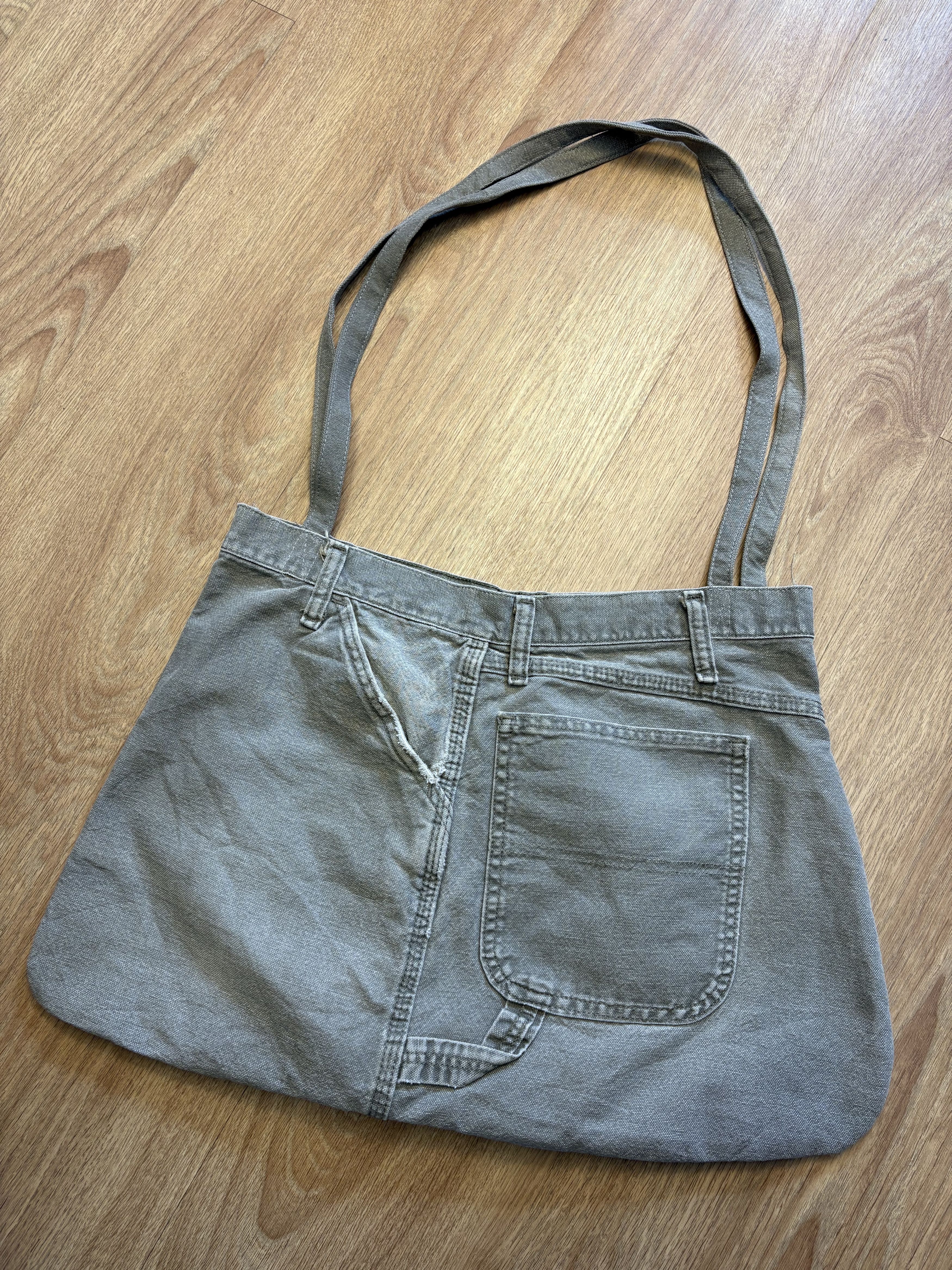 Carhartt Carhartt Reworked Cargo Pocket Khaki Tote Bag Size ONE SIZE - 4 Thumbnail