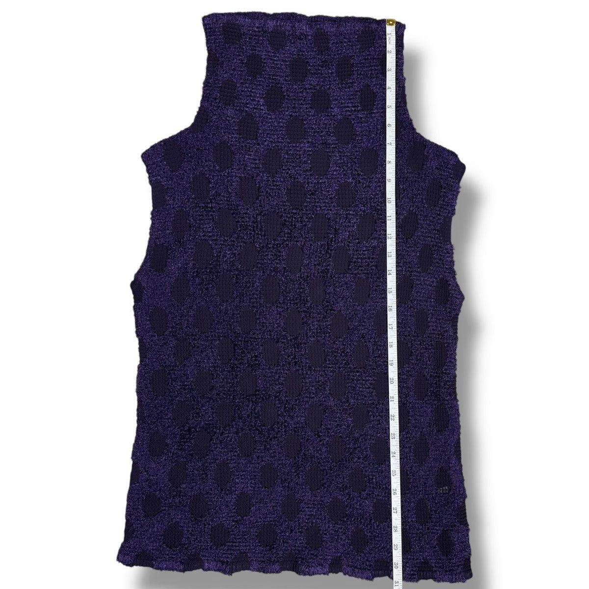 Issey Miyake 80’s SAMPLE IsseyMiyake Pleated Mesh Mini Dress Size ONE SIZE - 15 Thumbnail