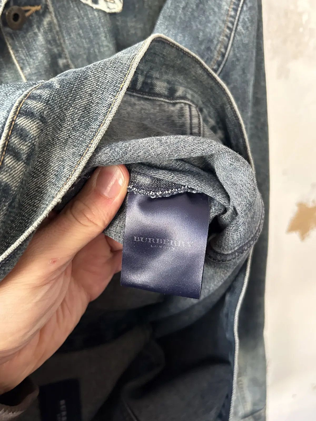 Burberry BURBERRY DENIM JACKET Size US XL / EU 56 / 4 - 10 Thumbnail