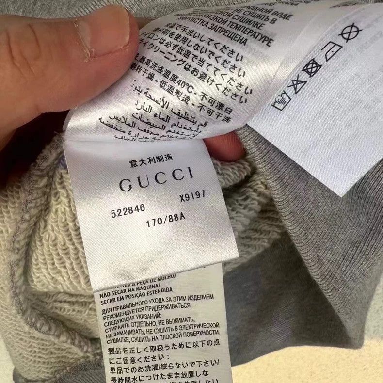 Gucci Gucci Gray sweatshirt 2502-Nextarrow Size US M / EU 48-50 / 2 - 5 Thumbnail