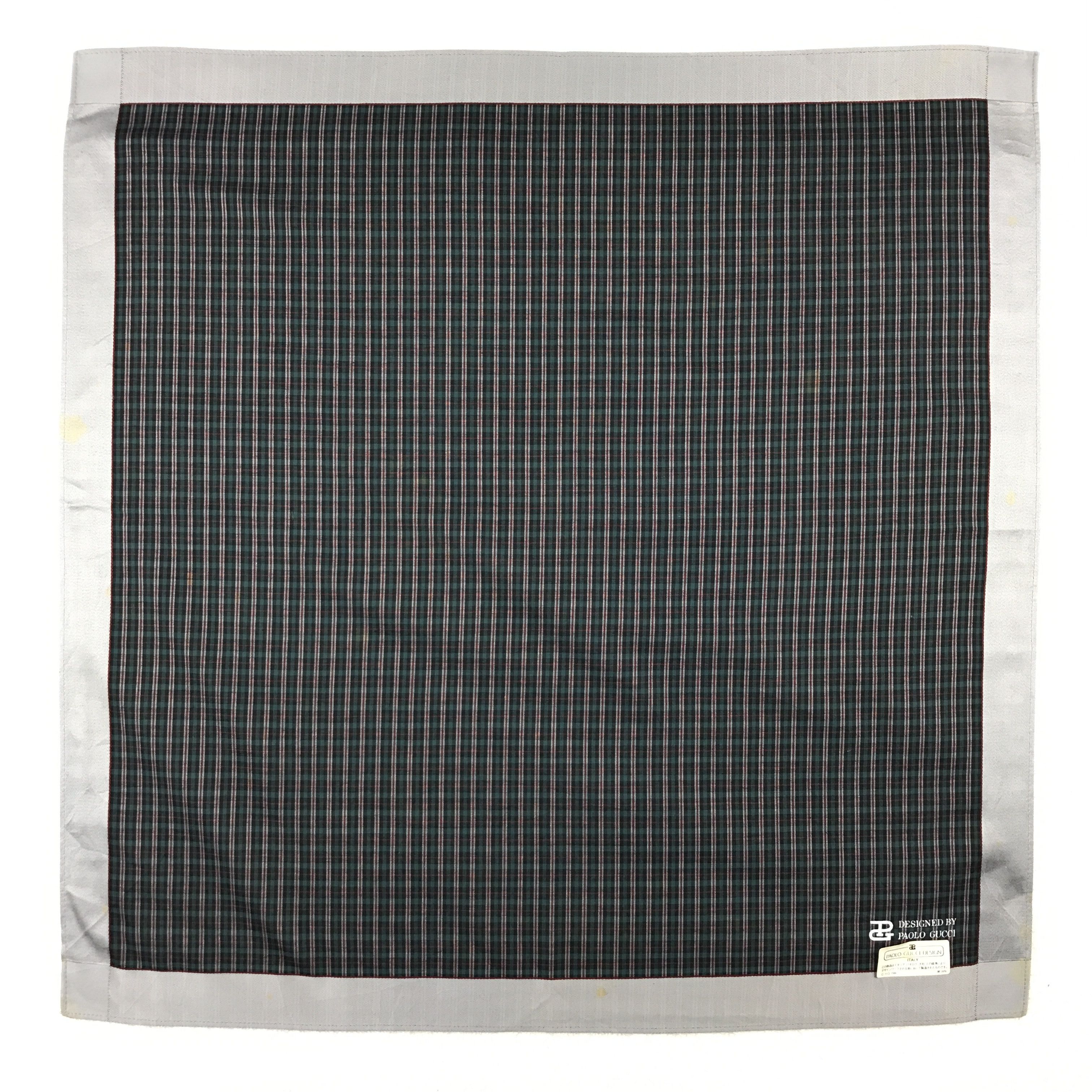 Paolo Gucci × Vintage Vintage Paolo Gucci Bandana Neckerchief Handkerchief Size ONE SIZE - 1 Thumbnail