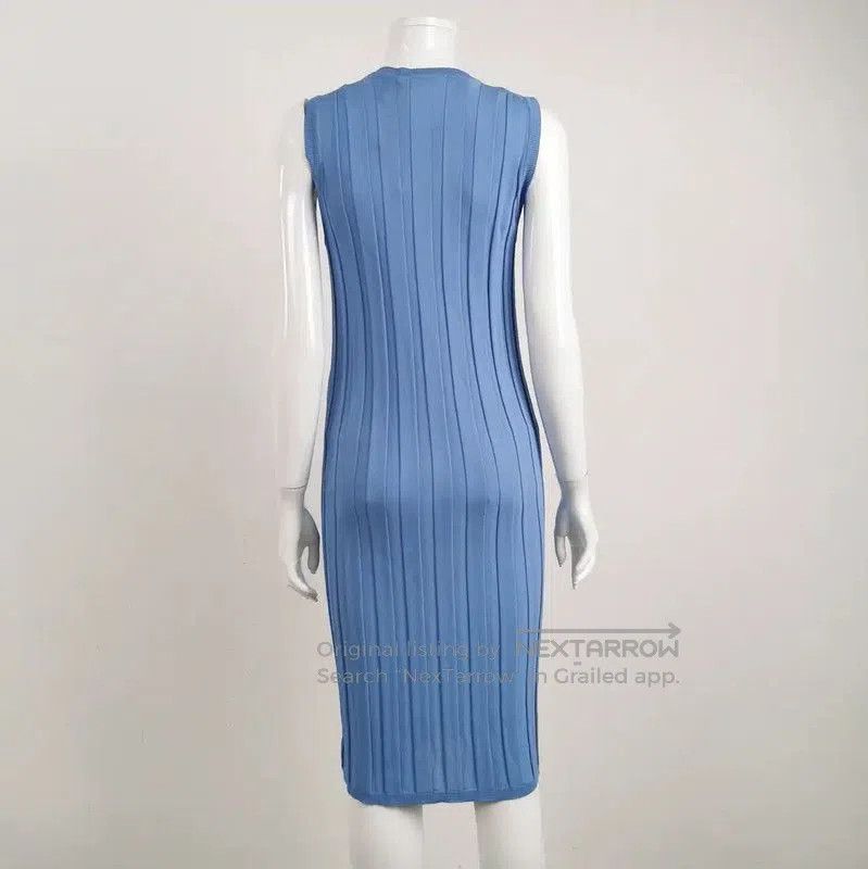Max Mara MaxMara Pleated Blue Dress for Women . Size S / US 4 / IT 40 - 2 Thumbnail