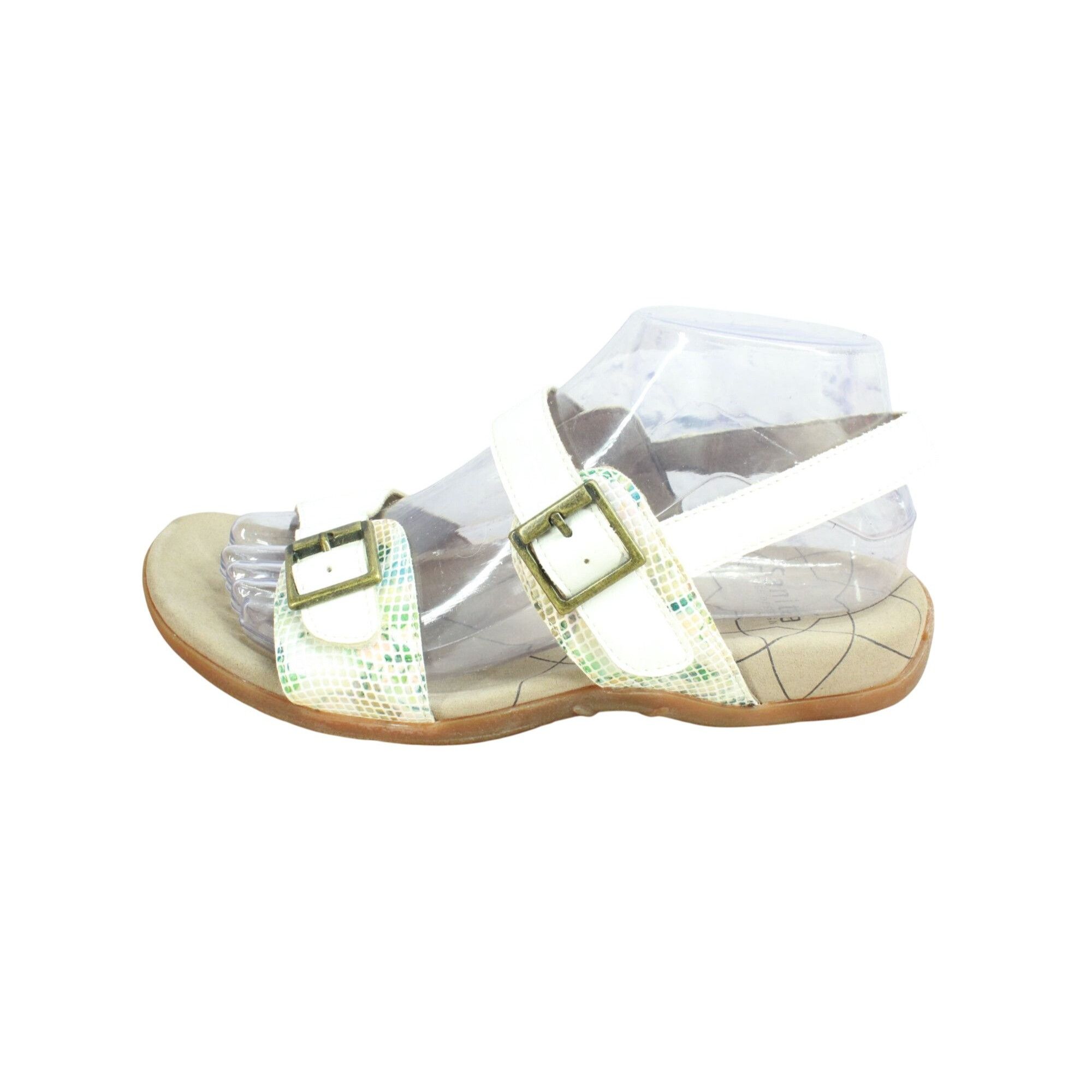 Leather × Other Sanita Women's Catalina Candace Flat Sandal White Size 8 Size US 8 / IT 38 - 1 Thumbnail