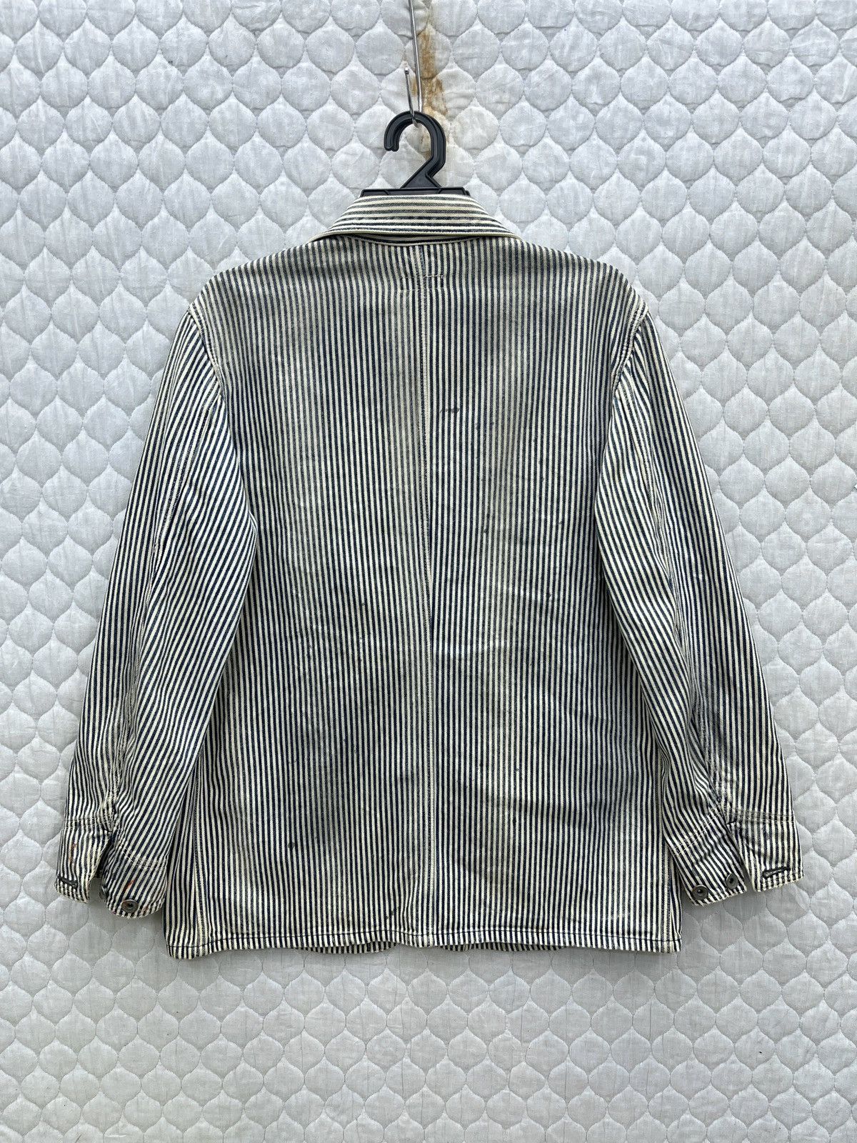 Johnbull 🔥🔥🔥ARCHIVE VINTAGE JOHN BULL HICKORY STRIPE CHORE JACKET Size US M / EU 48-50 / 2 - 4 Thumbnail