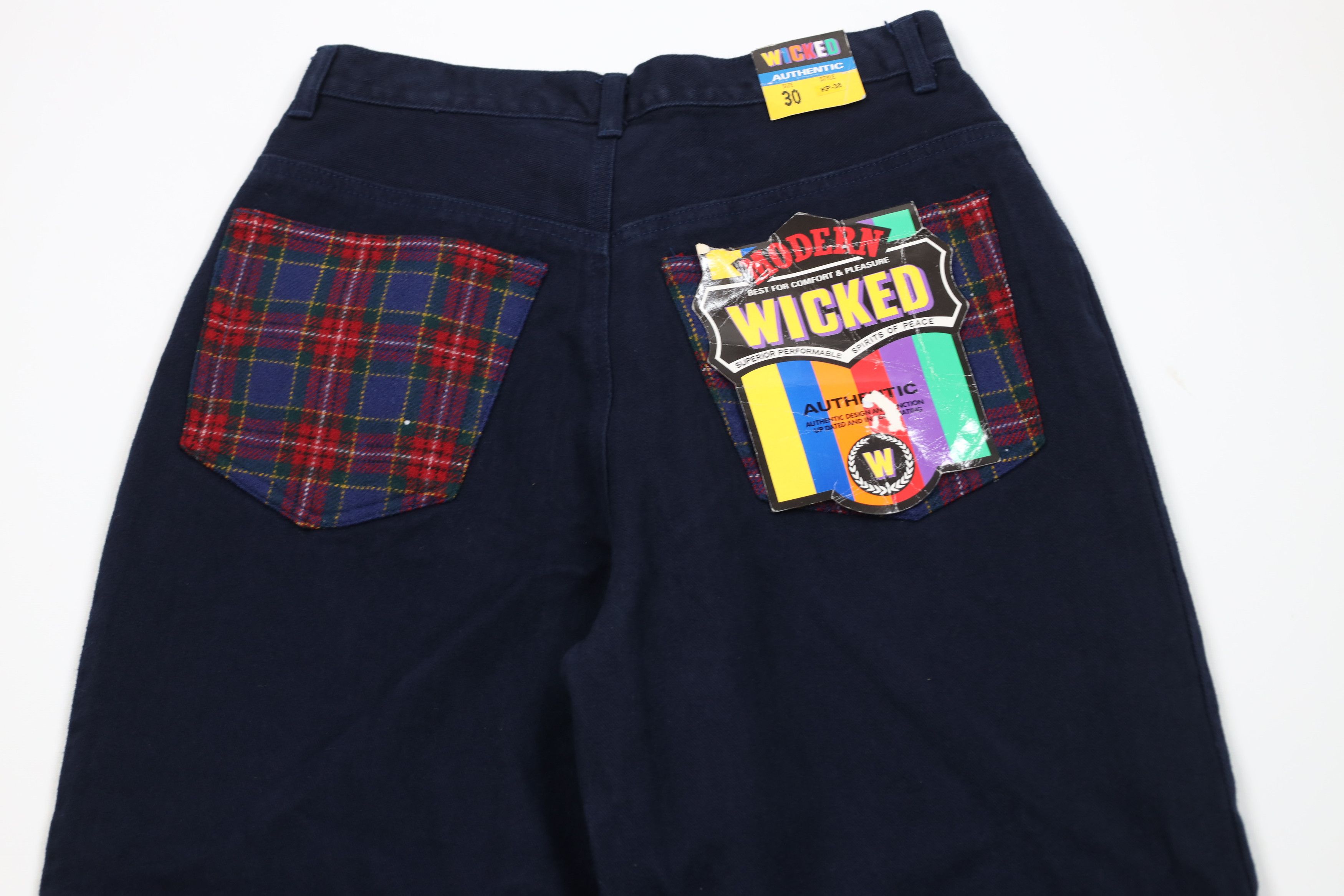 Vintage NOS Vintage 90s Streetwear Flip Cuff Baggy Skateboard Jeans Size US 30 / EU 46 - 10 Thumbnail