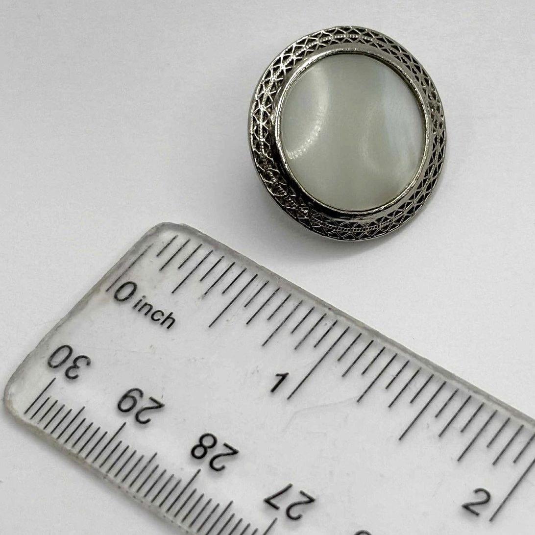 Other Vintage Silver Circle Earrings Size ONE SIZE - 3 Thumbnail