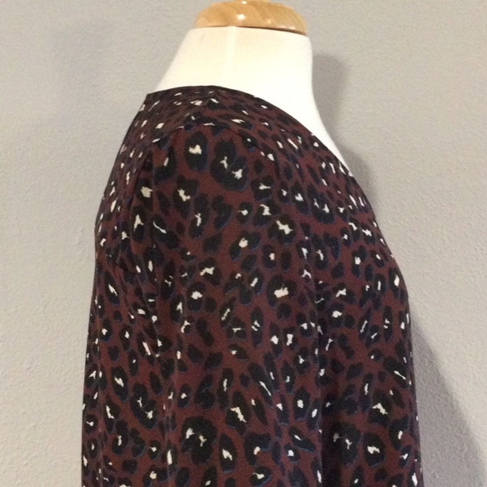 Other West Kei Multicolor Faux Wrap Tie Sleeve Blouse S Size S / US 4 / IT 40 - 5 Thumbnail