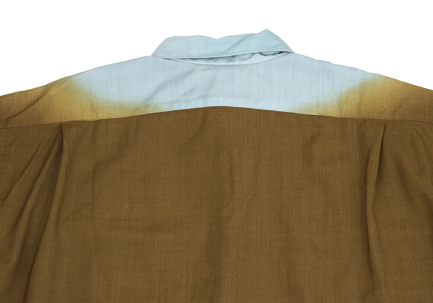 Yohji Yamamoto Yohji Yamamoto Wool Gradient Long Sleeve Shirt Size US M / EU 48-50 / 2 - 13 Thumbnail