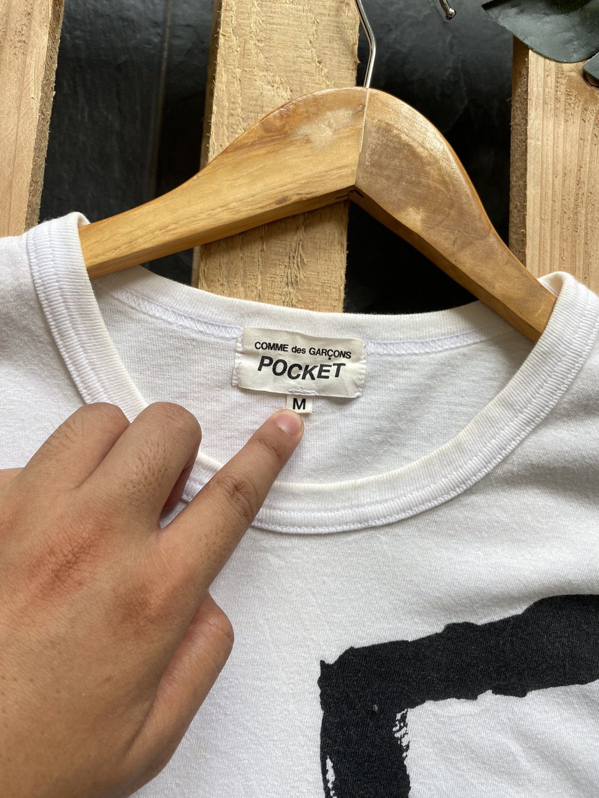 Comme des Garcons Rare Comme Des Garcons Pocket Tshirt Size US M / EU 48-50 / 2 - 3 Thumbnail