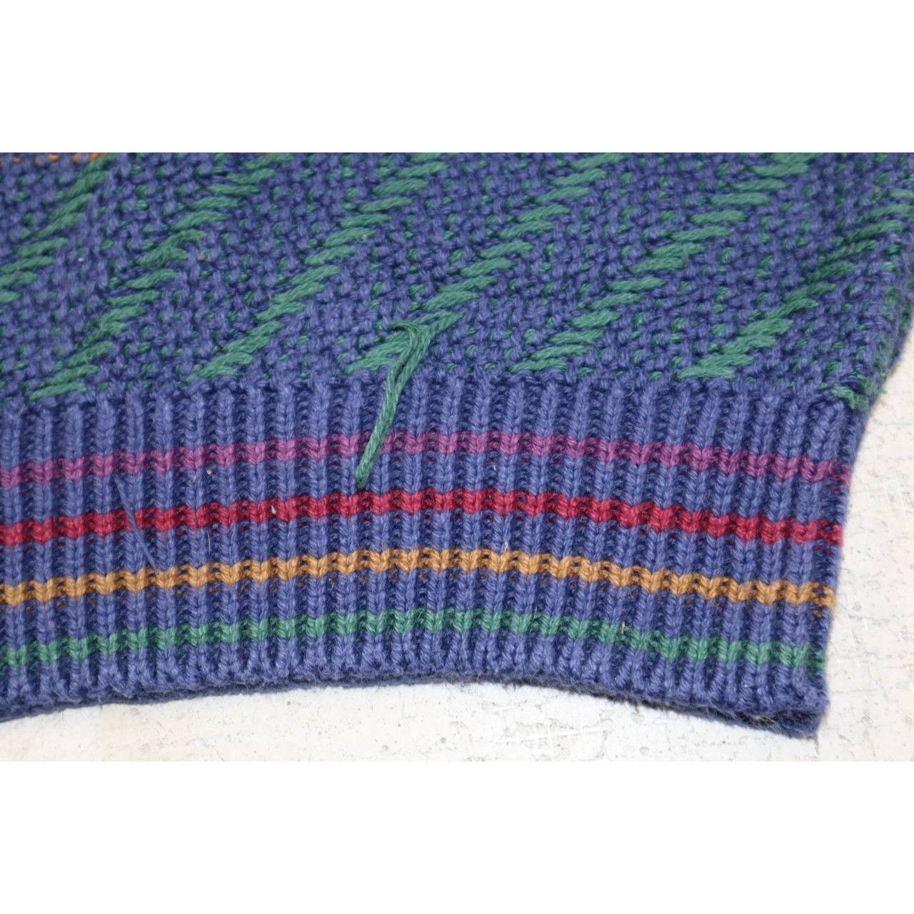 Chaps Vintage Chaps Ralph Lauren Sweater 80s 90s Abstract Knit Size US L / EU 52-54 / 3 - 8 Thumbnail