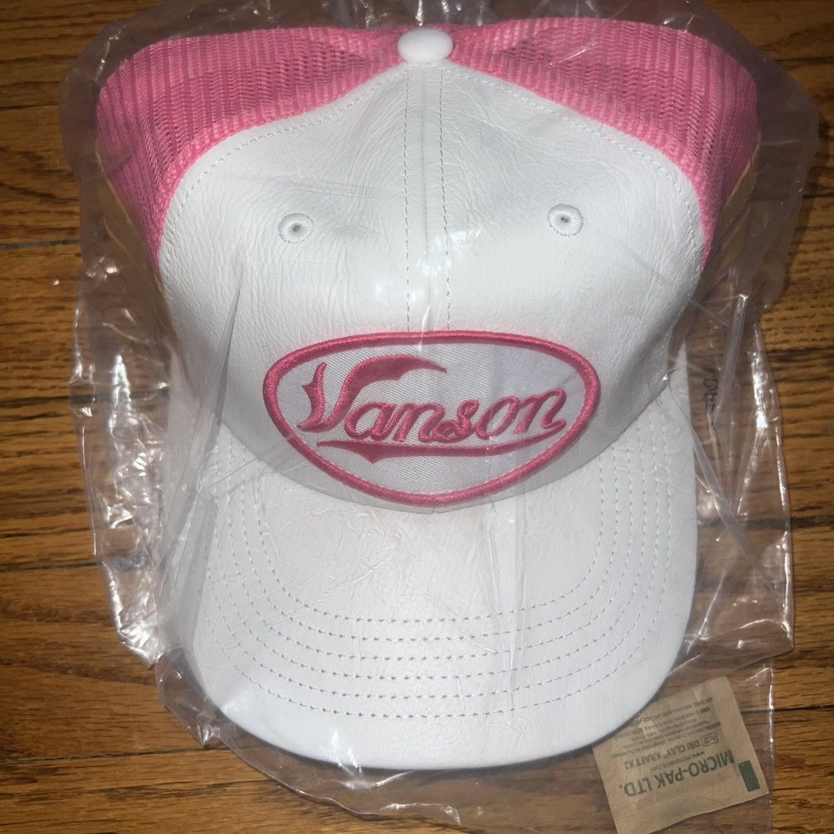 Supreme × Vanson Leathers Supreme Vanson Leathers Mesh Back 6-panel Pink Hat size: OS Size ONE SIZE - 3 Thumbnail