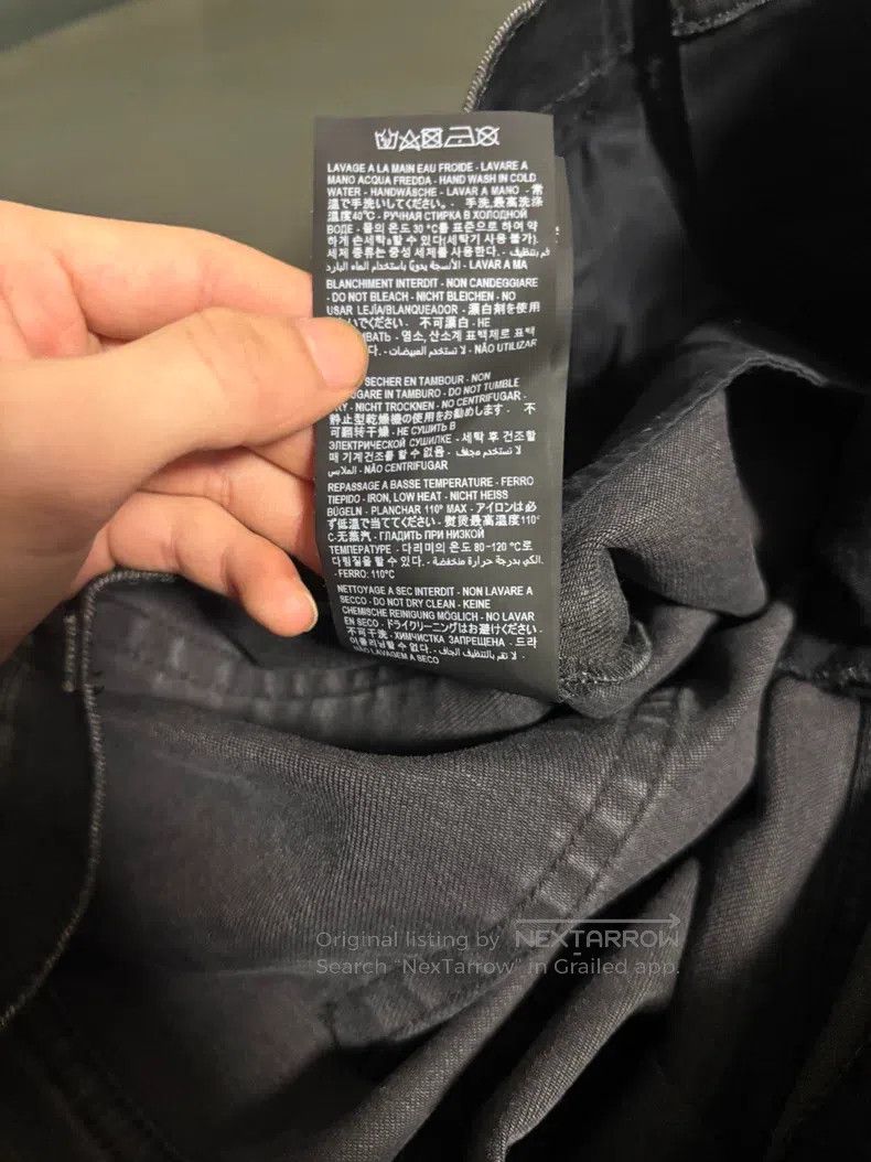 Saint Laurent Paris Saint Laurent Paris Water Ripple Ghost Claw Basic Denim Je Size US 34 / EU 50 - 8 Thumbnail