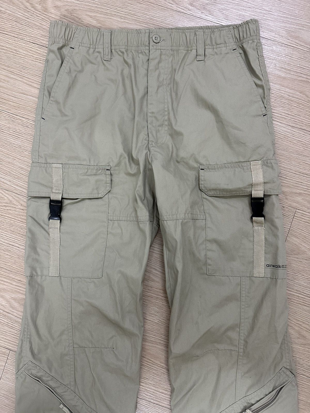 Airwalk × Vintage Rare And Beautiful Vintage Airwalk Gorpcore Parachute Pants Size US 34 / EU 50 - 3 Thumbnail
