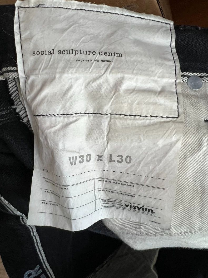 Visvim visvim 012R Genuine Nissan Washed Old Red Ear Black Jeans 2 Size US 30 / EU 46 - 7 Thumbnail