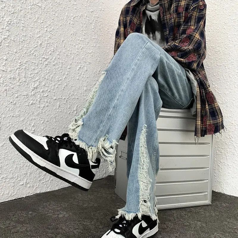 Japanese Brand Hip hop straight leg loose jeans Size US 32 / EU 48 - 5 Thumbnail