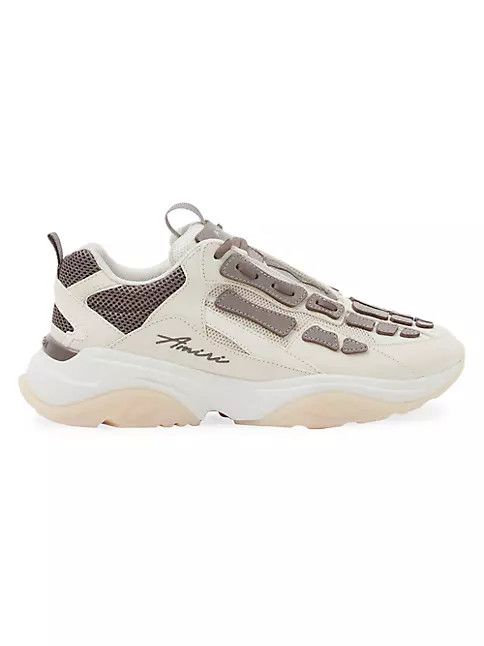 Amiri o1w1db10125 Low-Top Sneakers in Birch & White Size US 11 / IT 41 - 1 Thumbnail