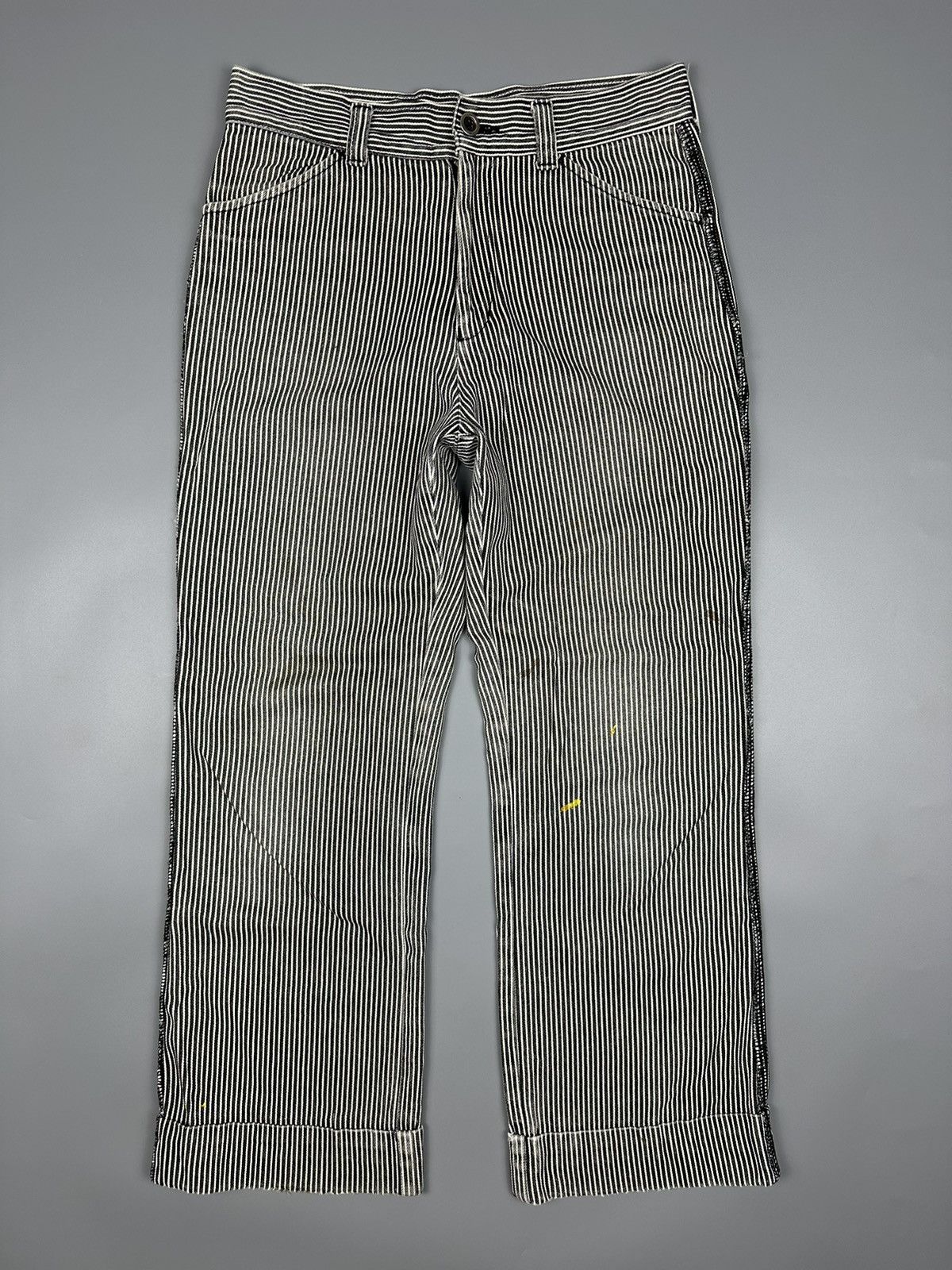 Comme des Garcons Vintage Comme des Garcons Tricot Stripes Pants Size US 31 - 1 Thumbnail