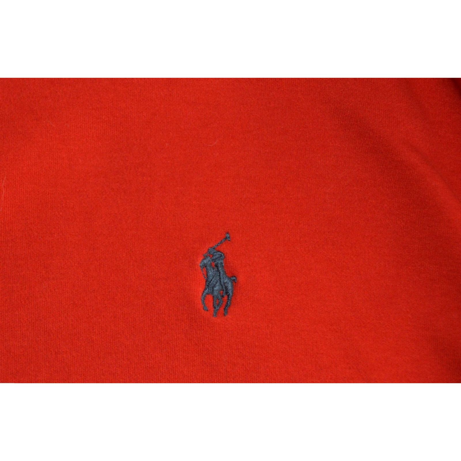 Polo Ralph Lauren VTG Polo Ralph Lauren Men's Polo Shirt Cotton Red XXL Knit Short Sleeve Polo Size US XXL / EU 58 / 5 - 3 Thumbnail