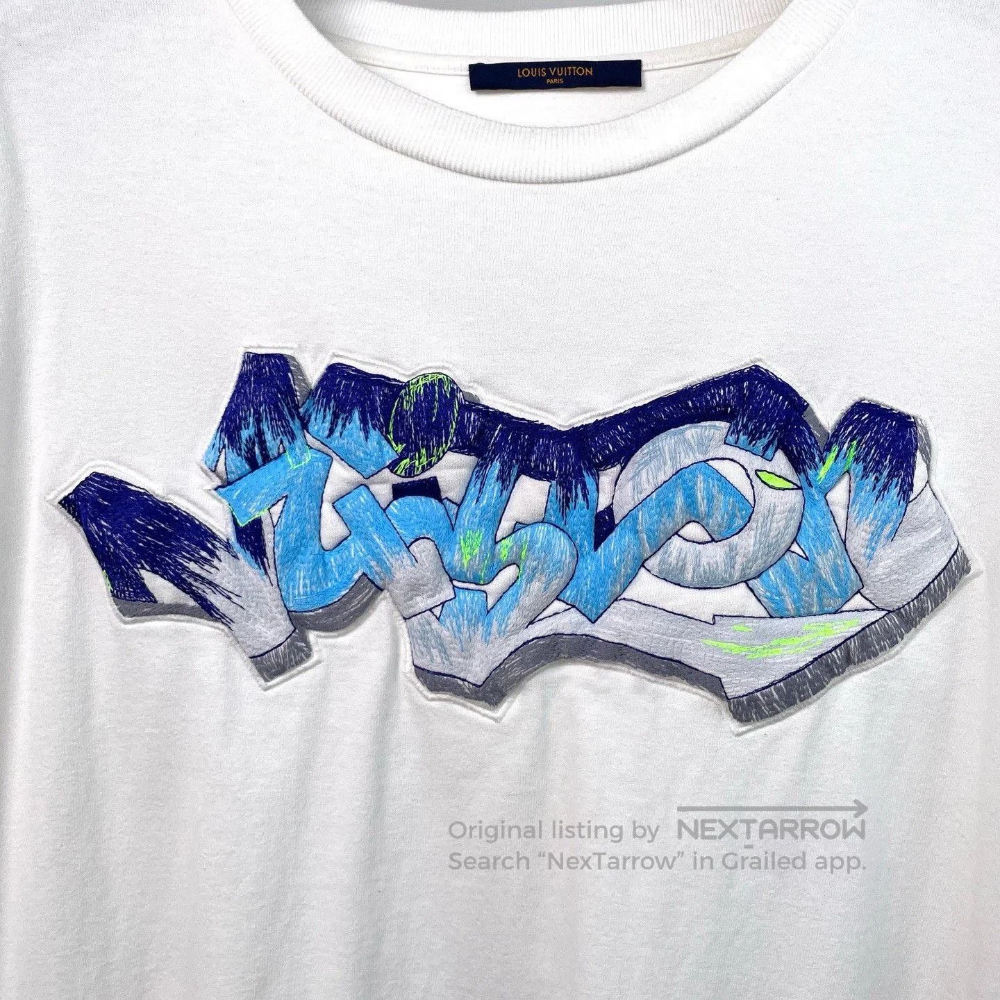 Louis Vuitton Louis Vuitton Colorful Graffiti Embroidery T-Shirt. Size US XL / EU 56 / 4 - 4 Thumbnail