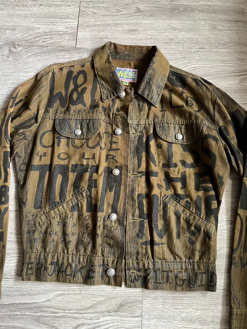 Walter Van Beirendonck Walter Van Beirendonck Style jacket graffiti printed coat Size US L / EU 52-54 / 3 - 4 Thumbnail